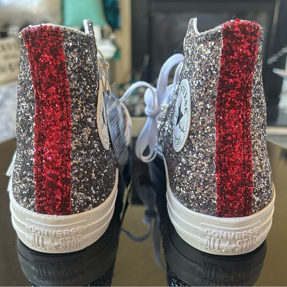 NWT CONVERSE YOU Chuck Taylor Hightop Chunky Glitter Sneakers